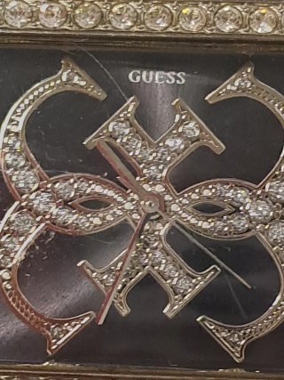 Reloj Orologio Guess Rettangolare Come nuovo! Funz