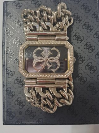 Reloj Orologio Guess Rettangolare Come nuovo! Funz