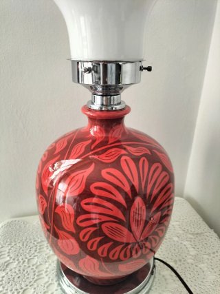 Lampada ceramica vintage anni 60