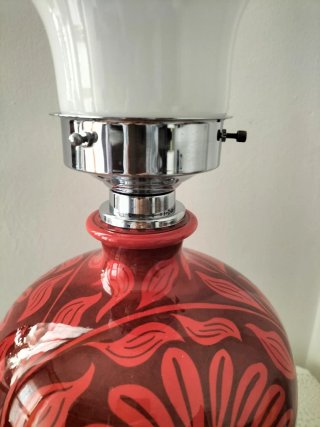 Lampada ceramica vintage anni 60