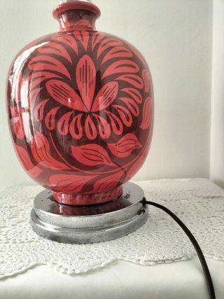 Lampada ceramica vintage anni 60
