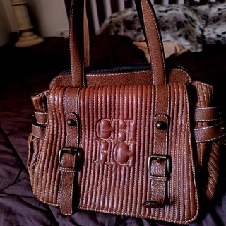 Bolso Carolina Herrera Marrón Piel