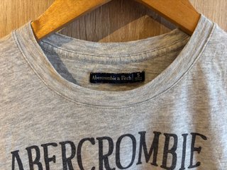 Camiseta Abercrombie New York Gris Talla S