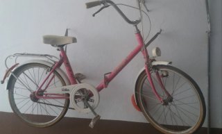 Bicicleta Orbea rosa vintage