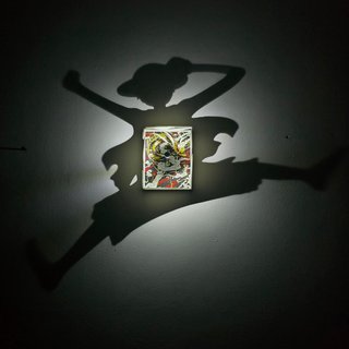 Lámpara Sombra Luffy Dorado Shandora