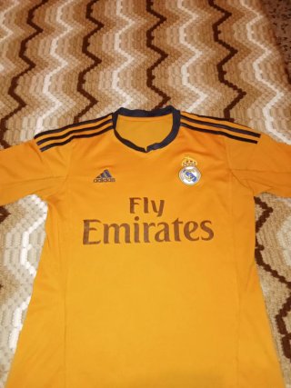 Camiseta Real Madrid Adidas Fly Emirates Naranja