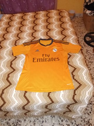 Camiseta Real Madrid Adidas Fly Emirates Naranja