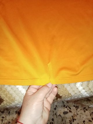 Camiseta Real Madrid Adidas Fly Emirates Naranja