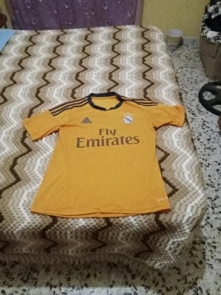 Camiseta Real Madrid Adidas Fly Emirates Naranja