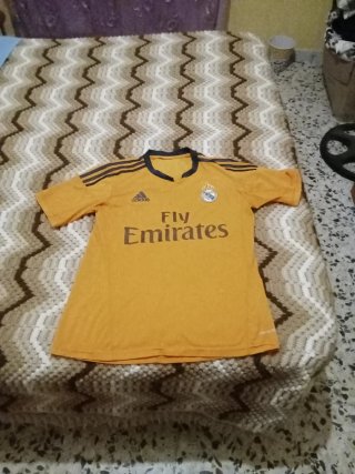 Camiseta Real Madrid Adidas Fly Emirates Naranja