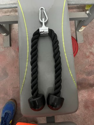 Agarre Cuerda Máquina Poleas Gimnasio