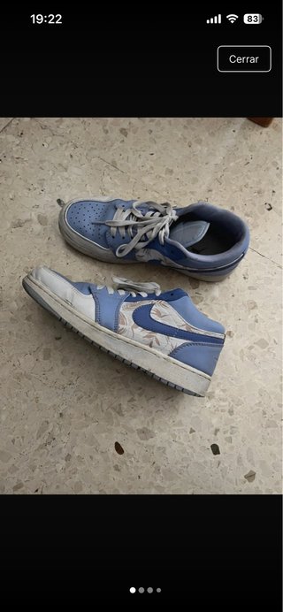 Zapatillas Nike Air Jordan 1 Azul y Blanco
