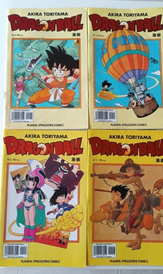 Lote de 8 cómics de Dragon Ball