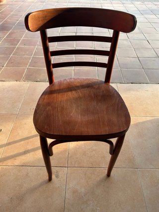Mesa y Silla de Madera