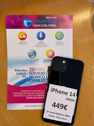 iPhone 14 256GB Negro - 2ºMano