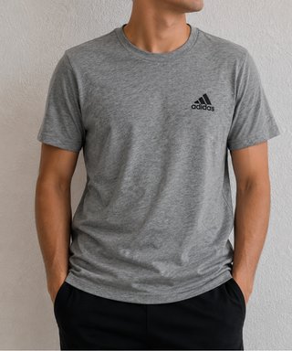 Camiseta Adidas Gris Talla M