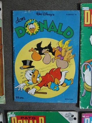Lote 6 cómics Pato Donald (ERSA / Walt Disney) 70s