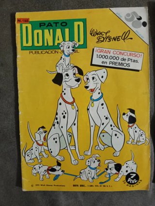 Lote 6 cómics Pato Donald (ERSA / Walt Disney) 70s