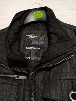 Chaqueta vaquera negra GREEN COAST Talla 52/L