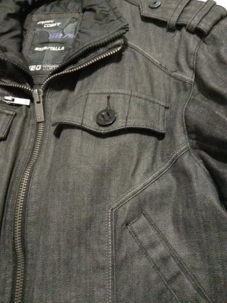Chaqueta vaquera negra GREEN COAST Talla 52/L