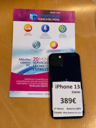 iPhone 13 256GB Negro 2ª Mano