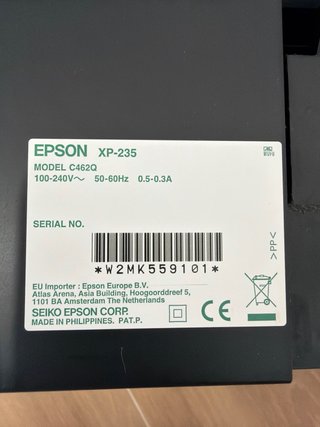 Impresora Epson XP-235 Negra
