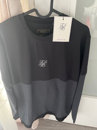Conjunto SikSilk Talla S Negro/Gris