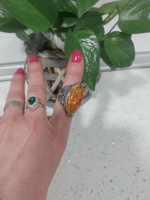 Anillo piedra grande
