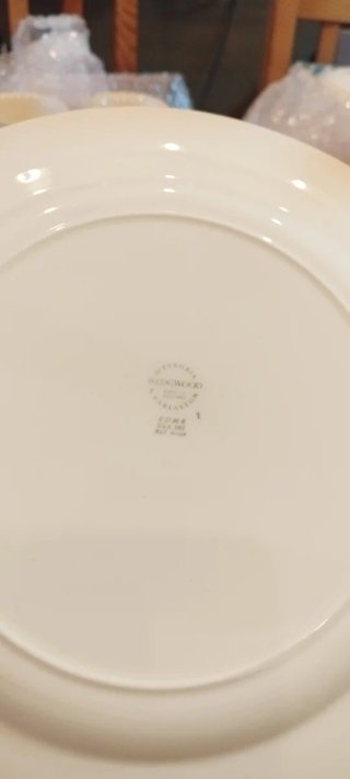 6 Platos Wedgwood Porcelana Blancos