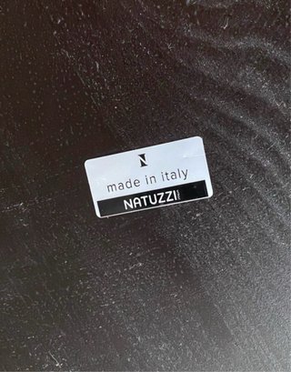 Mesa de centro Natuzzi madera negra