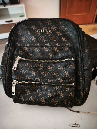 Mochila Guess Mujer Marrón Logo