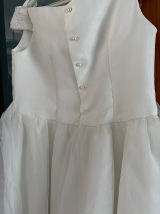 Vestido de Comunión Niña Blanco