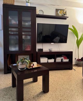 Conjunto Muebles Salón Madera Maciza