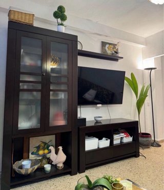 Conjunto Muebles Salón Madera Maciza