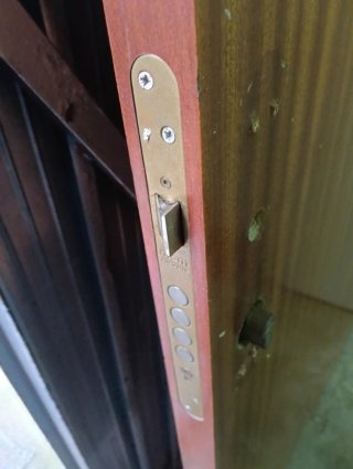 Puerta Madera Blindada