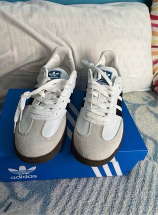 Adidas Samba Blancas Talla 38 Nuevas