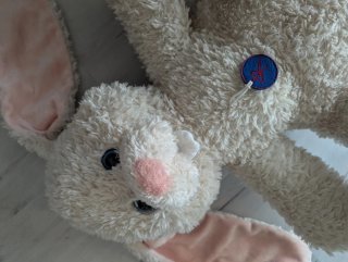 Peluche Coniglio Bianco