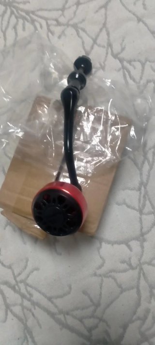 Manivela carrete pesca universal roja