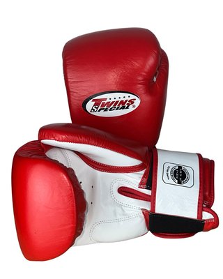 Guantes Twins Special 16 oz Cuero Rojo