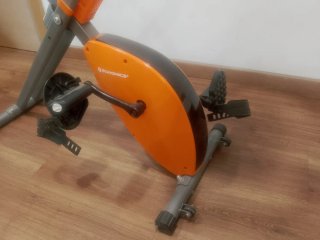 Bicicleta Estática SONGMICS Naranja