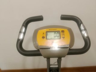 Bicicleta Estática SONGMICS Naranja