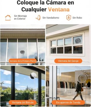 Anlapus Cámara de Ventana 2K HD Interior.