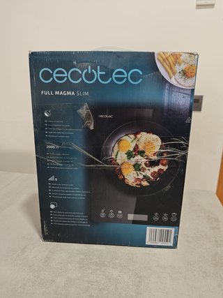 Placa Inducción Cecotec Full Magma Slim