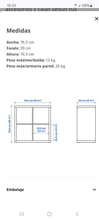 Estantería Negra Ikea Kallax