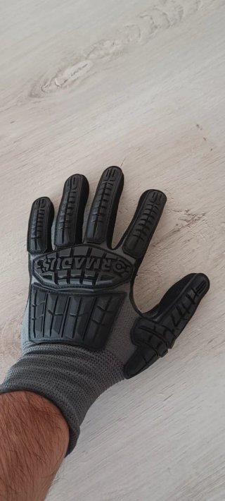 Guanti da lavoro unisex M con protezioni - 4 paia