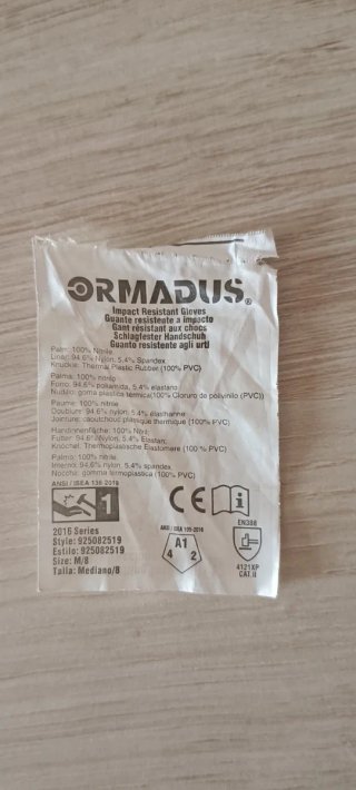 Guanti da lavoro unisex M con protezioni - 4 paia
