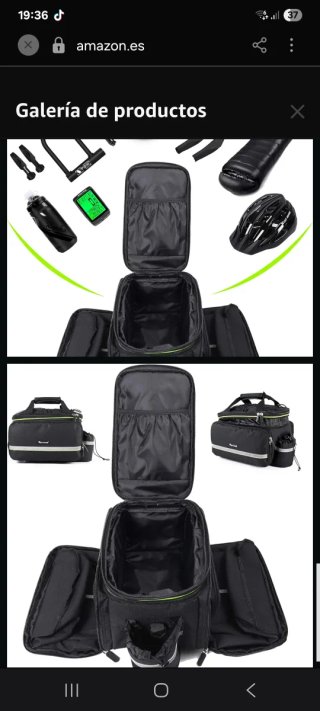 Bolsa para bicicleta y funda