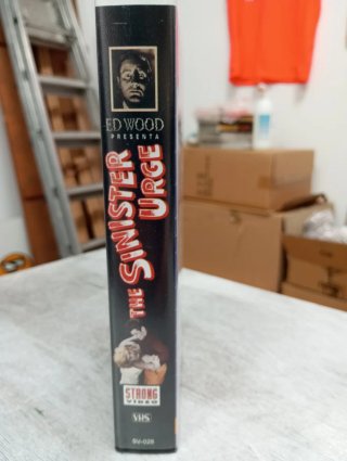 The Sinister Urge VHS Ed Wood Terror Culto