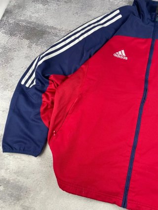 Chaqueta Adidas Vintage 90s Opel Roja Azul