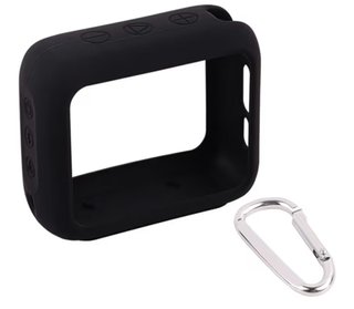 Funda Silicona JBL GO Essential Negra + Mosquetón
